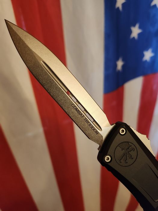 Combat Troodon D/E Gen III Stonewash Standard 1142-10 Microtech