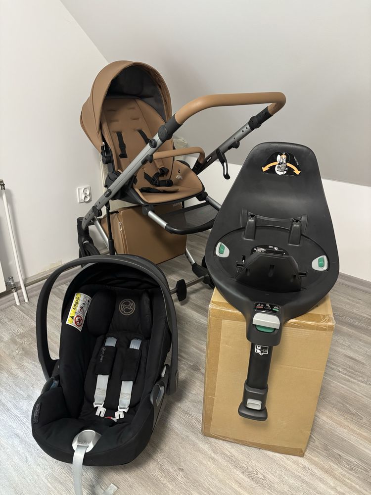 Wózek Anex e-type plus fotelik i baza cybex