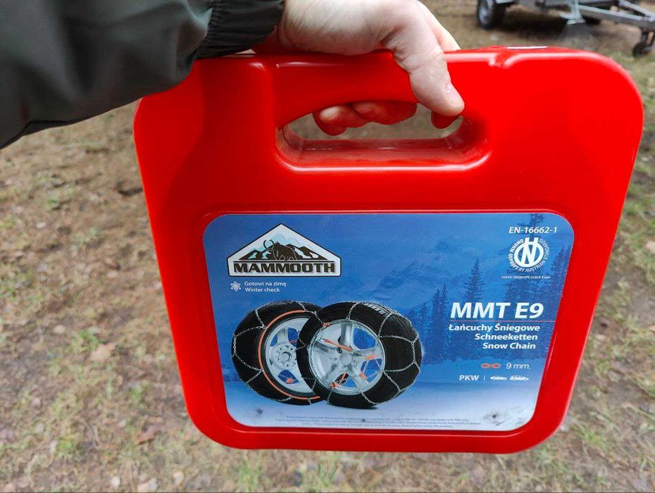 Łańcuchy śniegowe osobowe MAMMOOTH E9/80 R15 R16 R17 R18