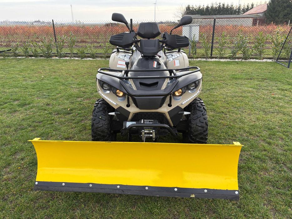 Quad Linhai 300 4x4 z pługiem do śniegu salon PL ciągnik rolniczy