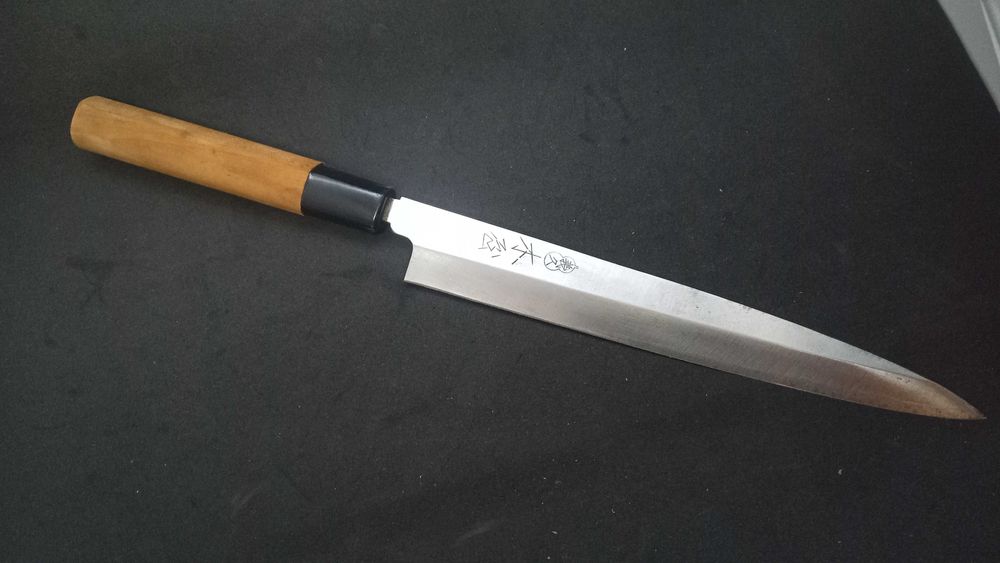 Nóż japoński 木屋 KIYA 義久Yoshihisa yanagiba stal weglowa