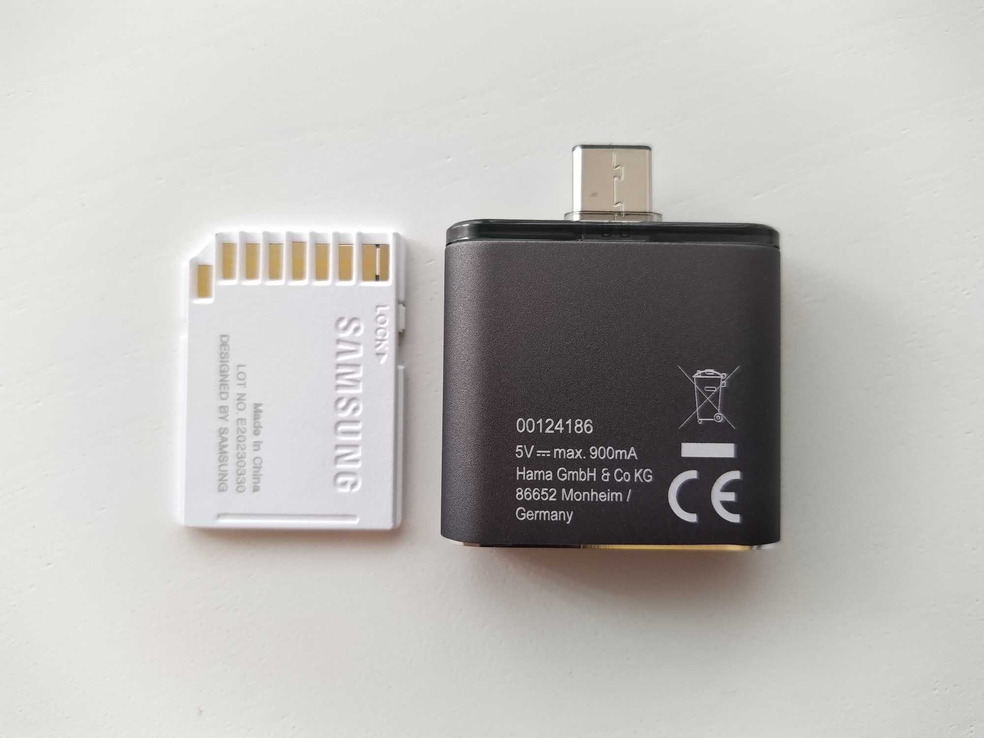 J. NOWY Czytnik kart HAMA SD UHS-II USB 3.1 Typ-C OTG