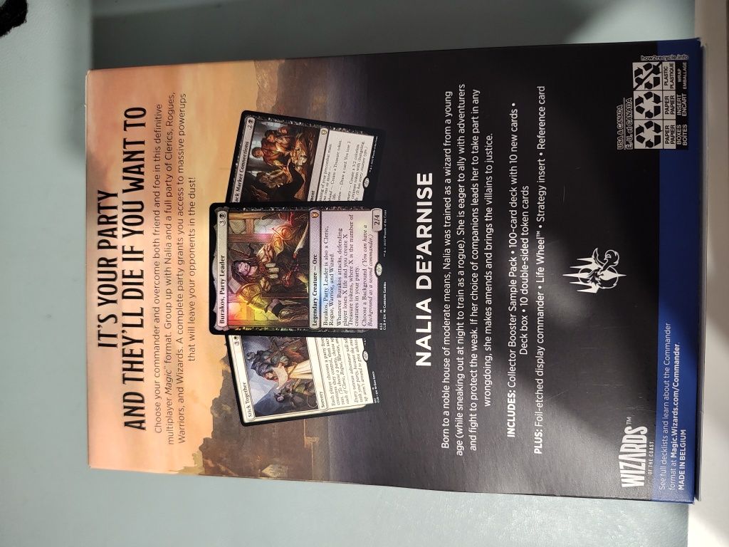 Magic the Gathering Dungeons and Dragons Party Time Commander Legends