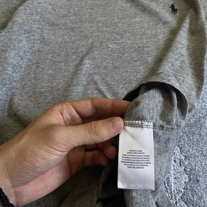 Футболка від polo ralph lauren сірого кольору, ральф нові колекції