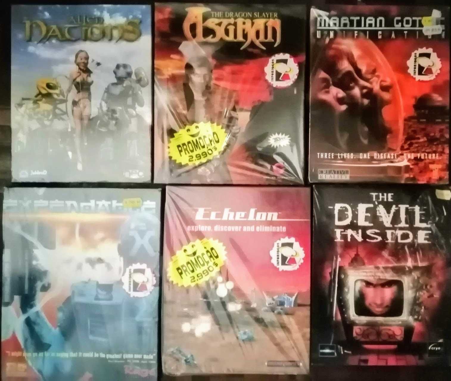 Jogos NOVOS p/ PC - Caixa Grande - Últimas unidades