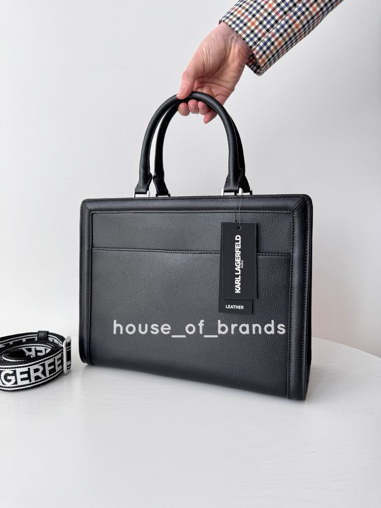 KARL LAGERFELD Simone Satchel Жіноча сумочка шопер женская сумка тоте