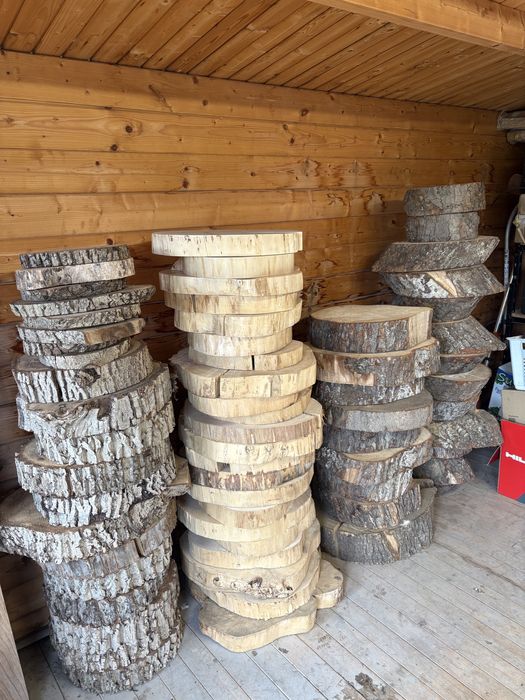 plastry drewna - sezonowane