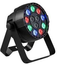 Reflektor PAR LED 12 x 1 W RGBW DMX + Pilot