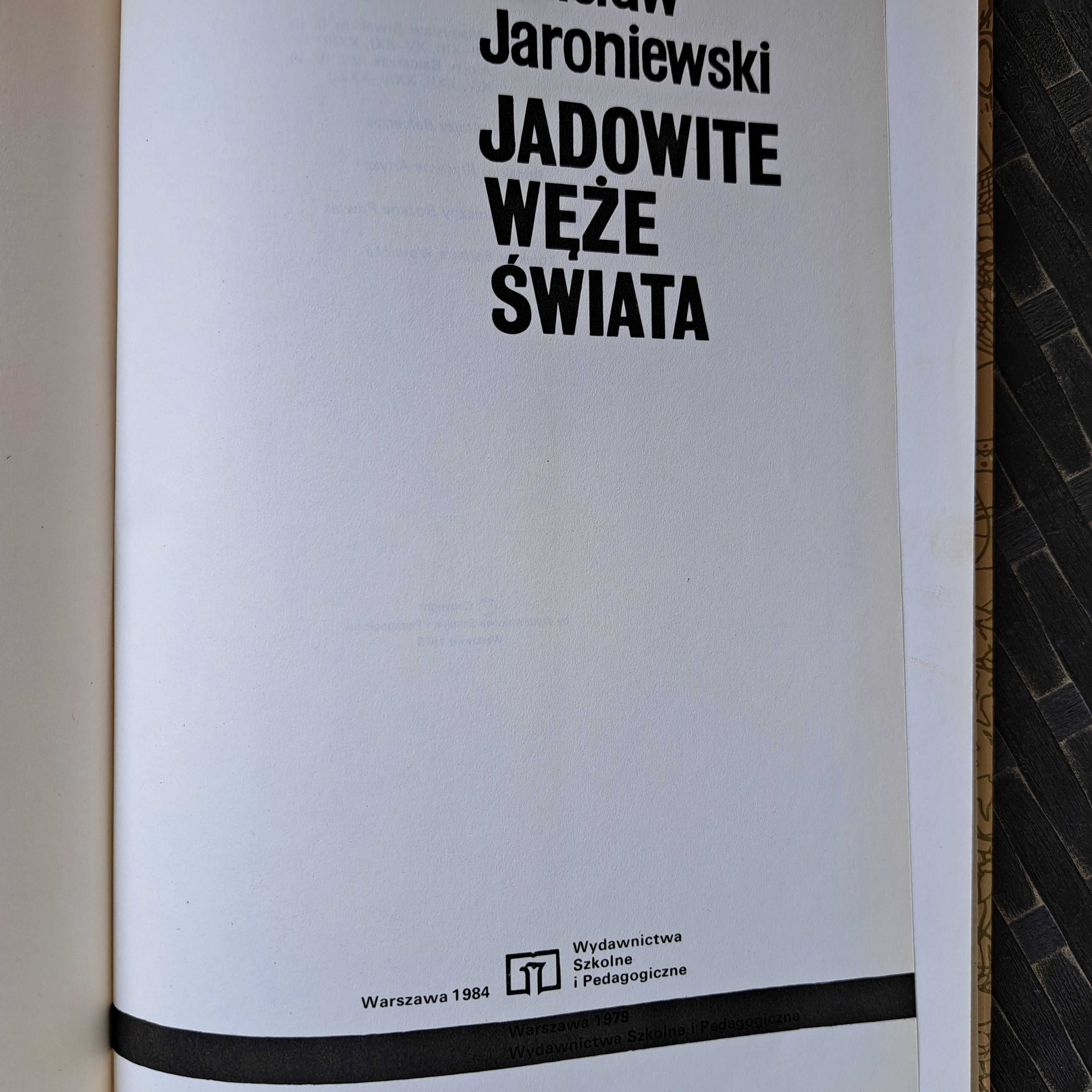 Jadowite węże świata Atlas Wacław Jaroniewski