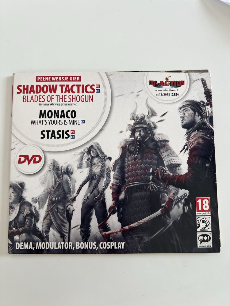 Shadow Tactics, Monaco, Stasis CD-Action 13/2018 CDA 289