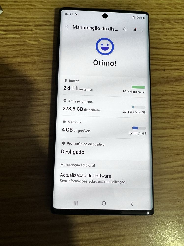 Telemóvel Samsung Galaxy Note10 / Dual Sim/ 256Gb / 8Gb - Como Novo
