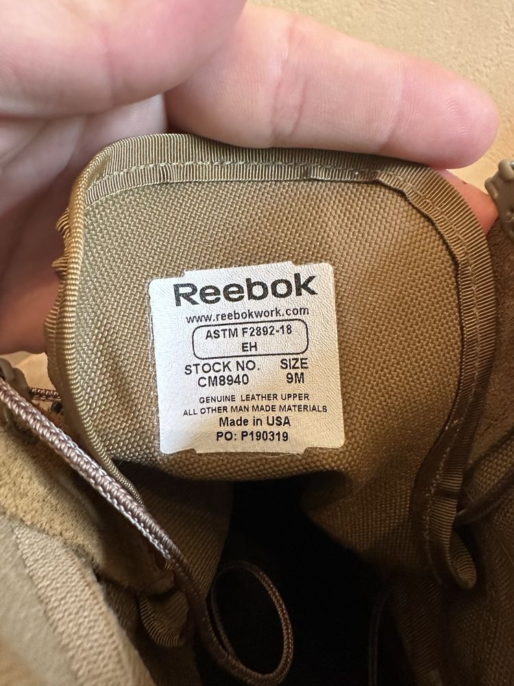 Літні берці,Reebok,розмір 42(9r)