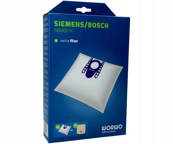 Мешок, Набор мешков + фильтра мотора для пылесоса Bosch, Siemens