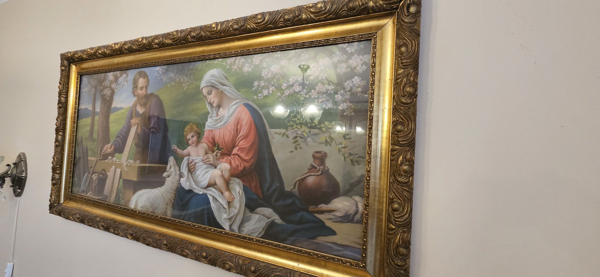 Obraz 68x136 w pięknej ozdobnej ramie