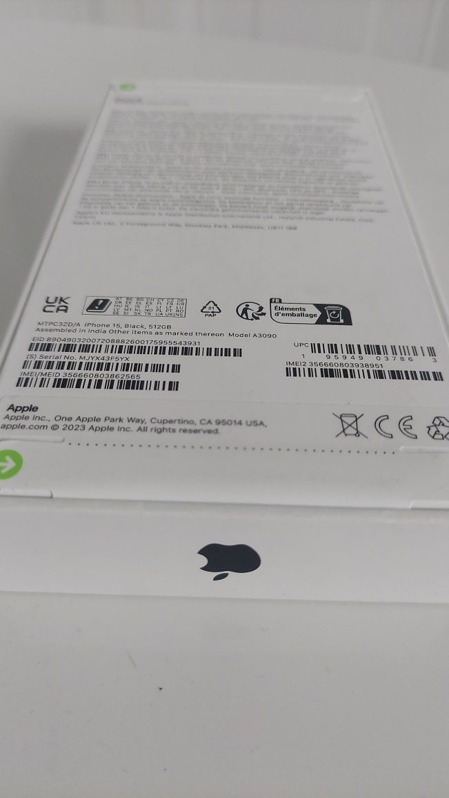 Iphone 15 512gb black