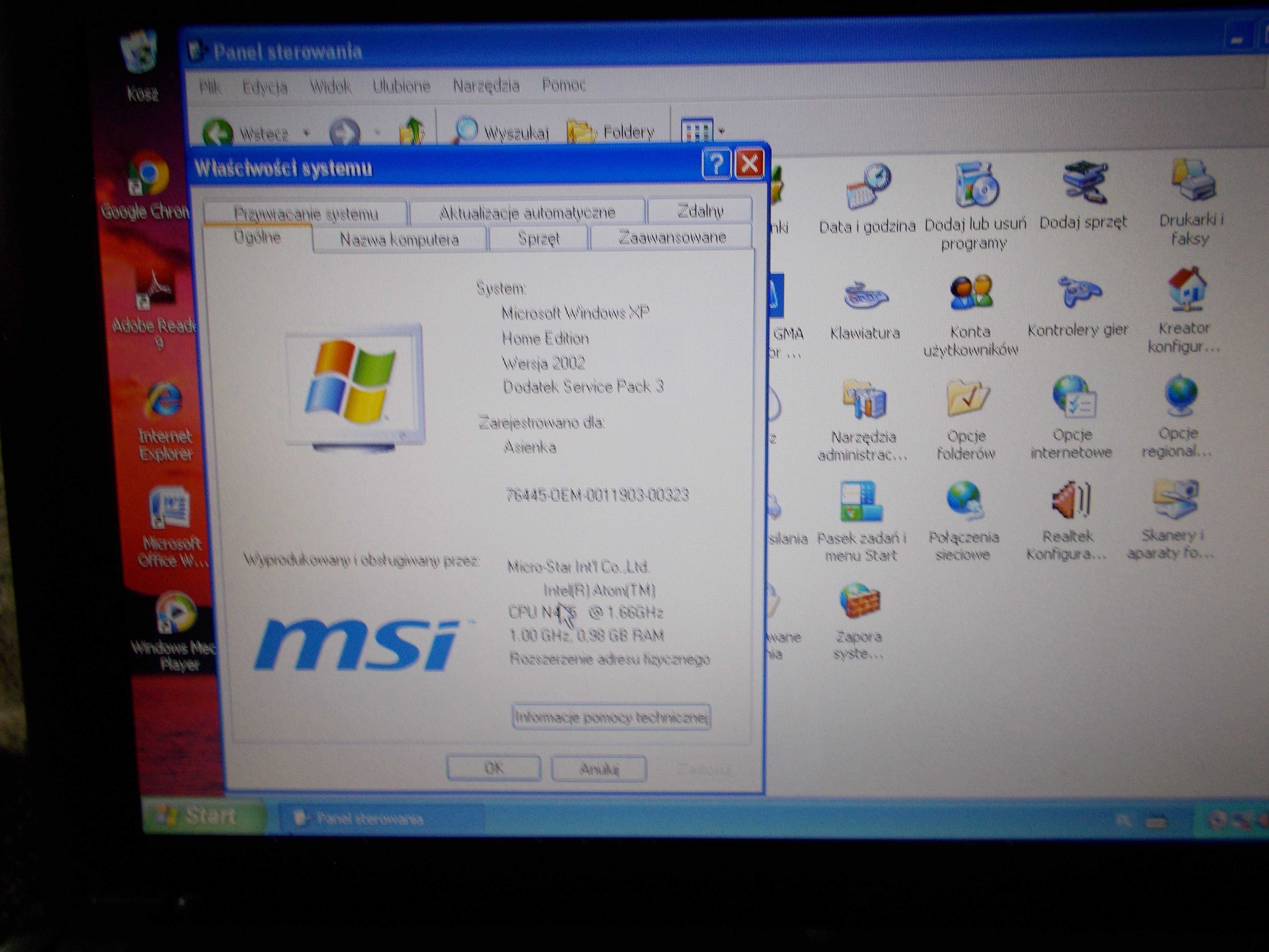 Mini laptop MSI U135DX