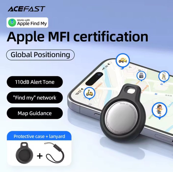 ACEFAST HOCO ‼️GPS трекер смарт брелок airtag локатор для пошуку речей