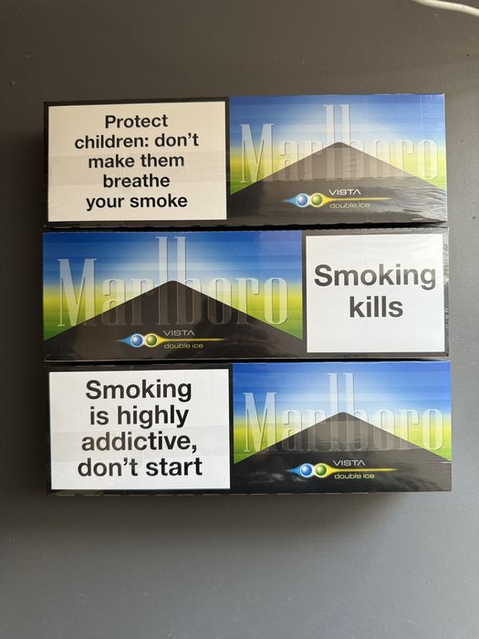 Pudełko kolekcjonerskie zafoliowane  marlboro double ice