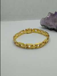 Złota bransoletka łączona ogniwkami, złoto 333 dł.19 cm