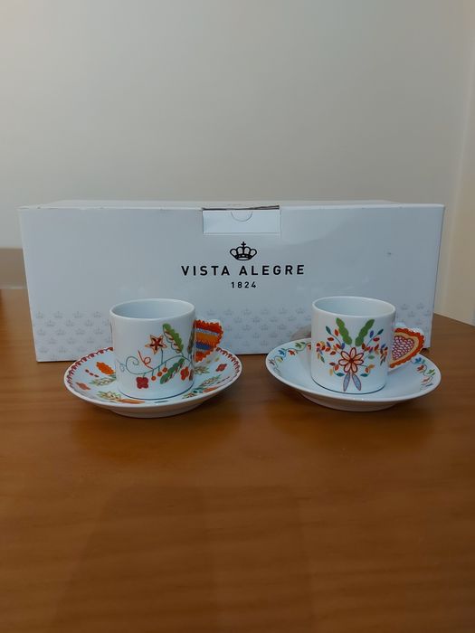 Conjuto de Chávenas Vista Alegre/Vila verde
