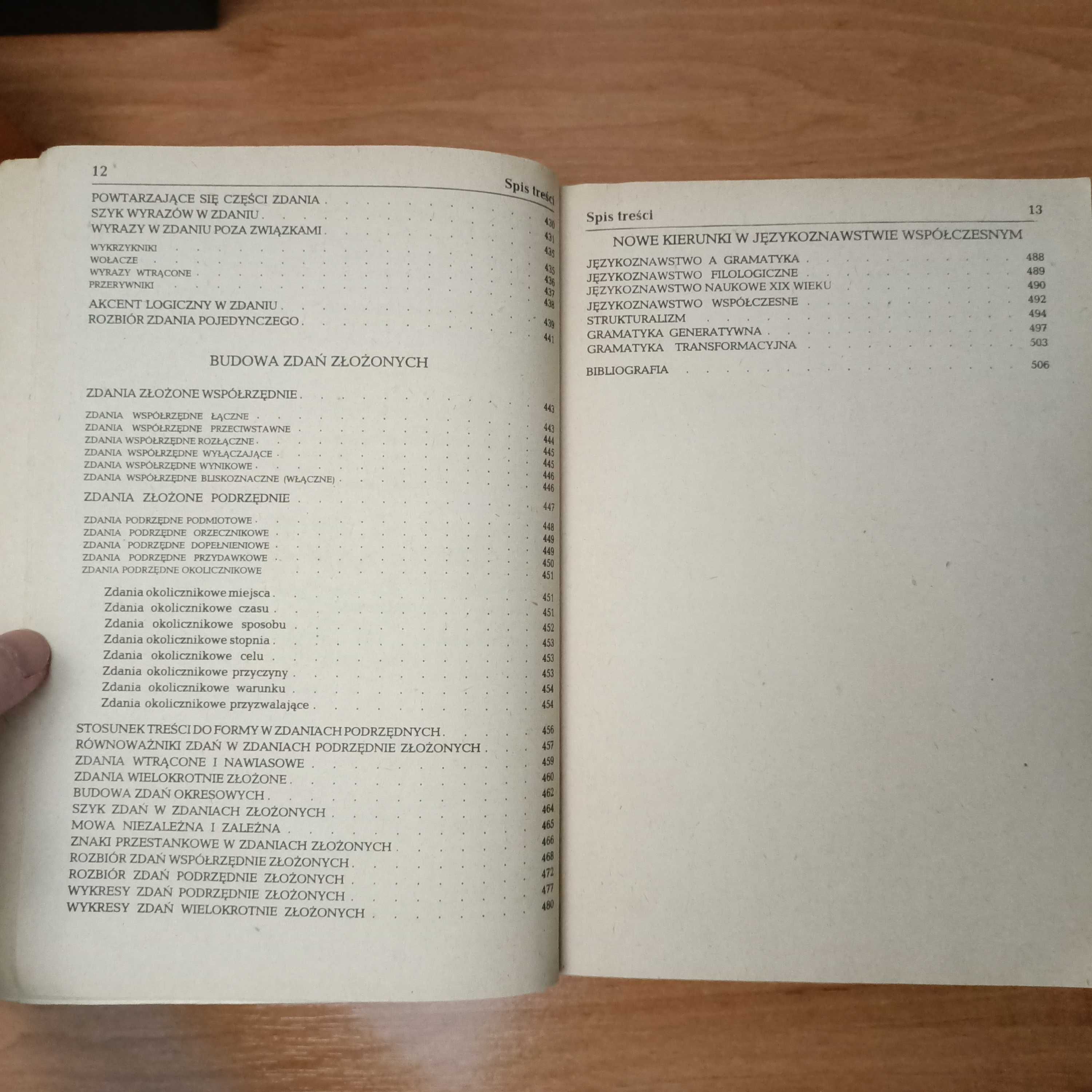 Gramatyka języka polskiego Piotr Bąk wp stara książka 1987