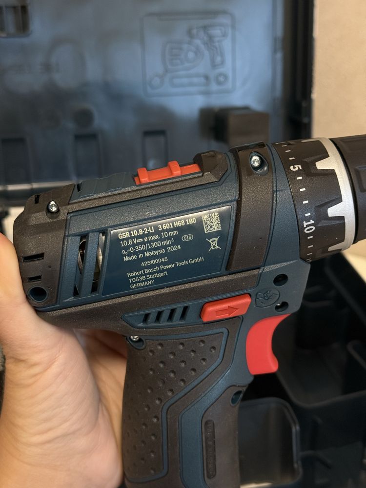 Шуруповерт Bosch GSR 10,8-2-LI Professional | Новый | Полный комплект