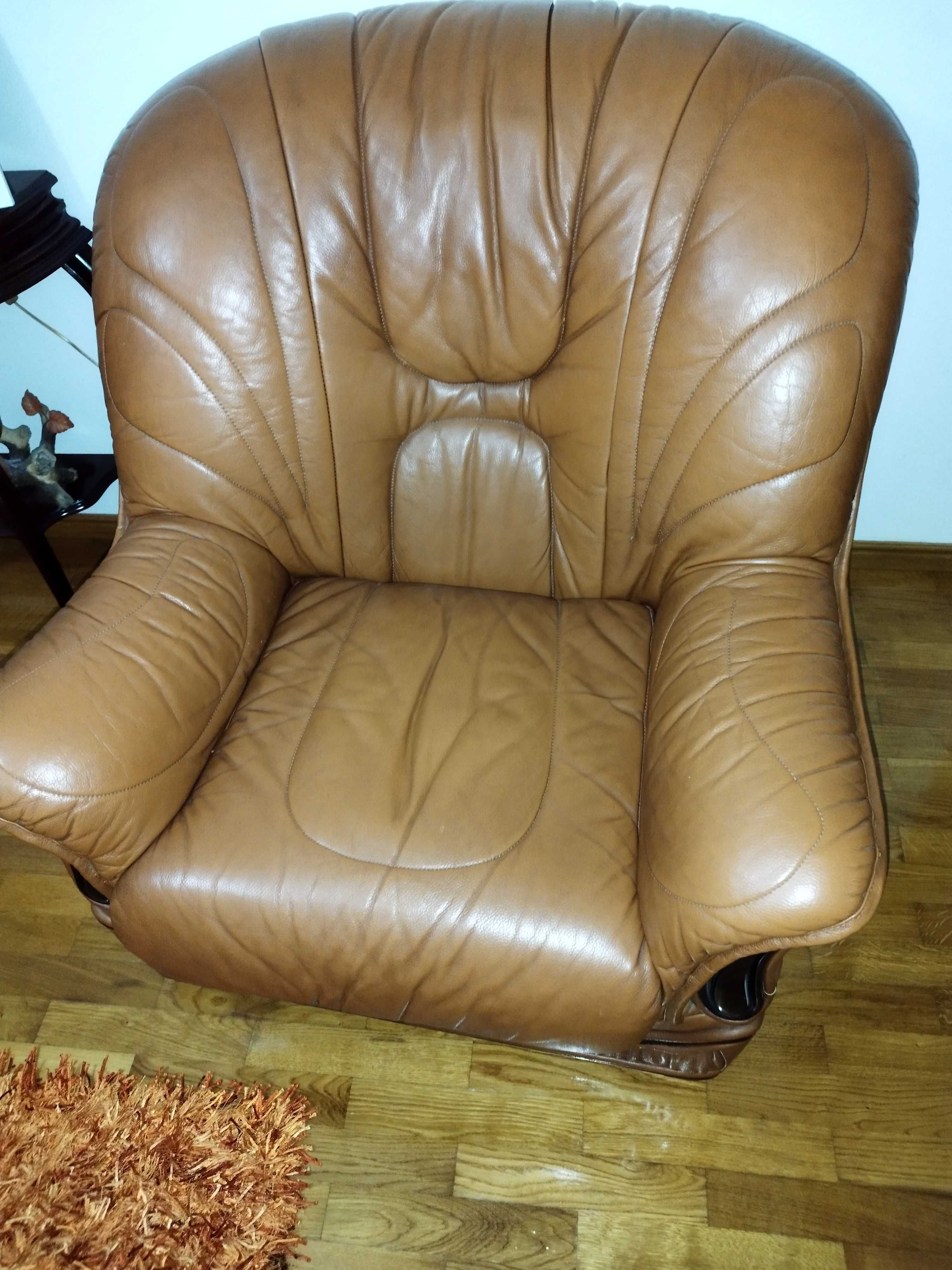 Sofa como novo em pele