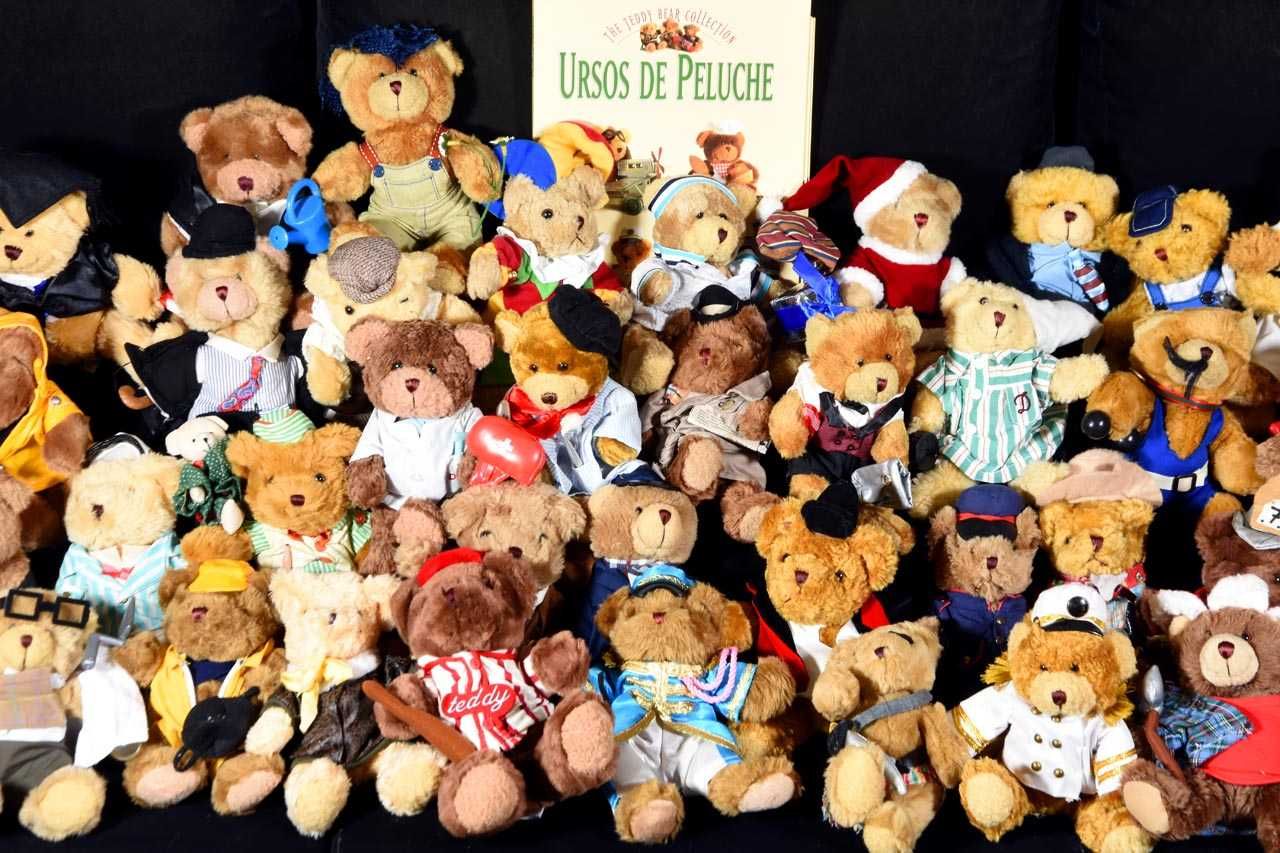 Ursos de Peluche Colecção antiga The Teddy Bear Collection 59 ursos