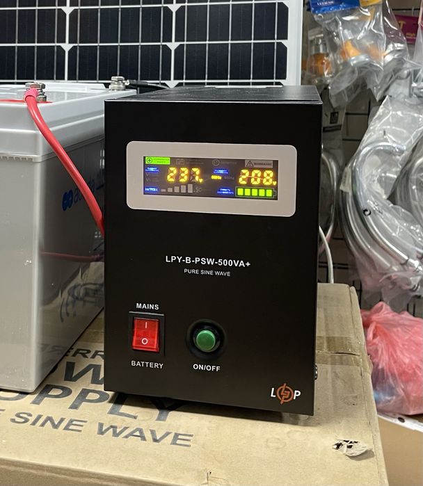 ДБЖ Logicpower - 560Вт 5A/15A, LPY-B-PSW-800VA+