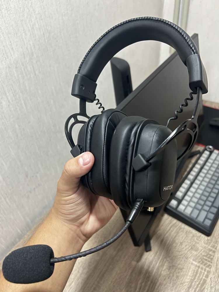 Навушники HATOR Hypergang 2 USB 7.1 Titanium Edition (HTA-945)