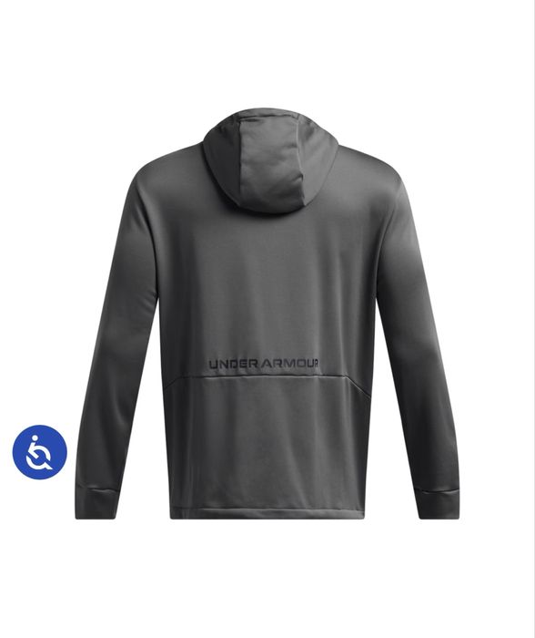 Чоловіча тренувальна куртка Under Armour Armour Fleece Swacket — сіра.