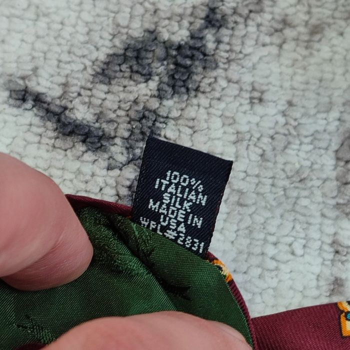 Tommy Hilfiger вінтажна шовкова краватка Томмі Хелфігер