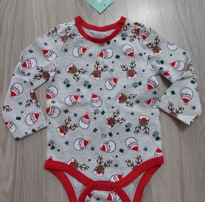 Komplet na święta 68 spodnie body