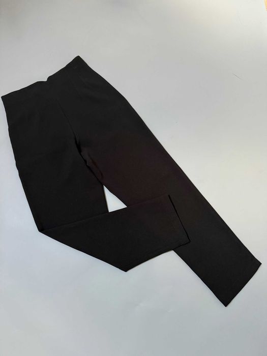 Czarne, eleganckie spodnie z wysokim stanem, RW, rozm. M