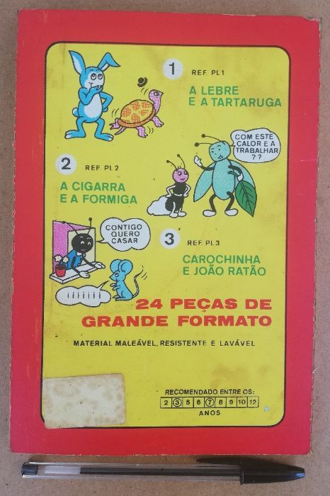 Livro- Puzzle Infantil anos 80