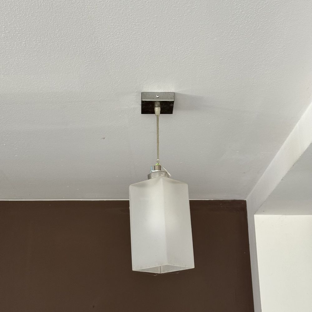 Zestaw lamp 3 klosze + 2 klosze + 1 klosz i dwa kinkiety