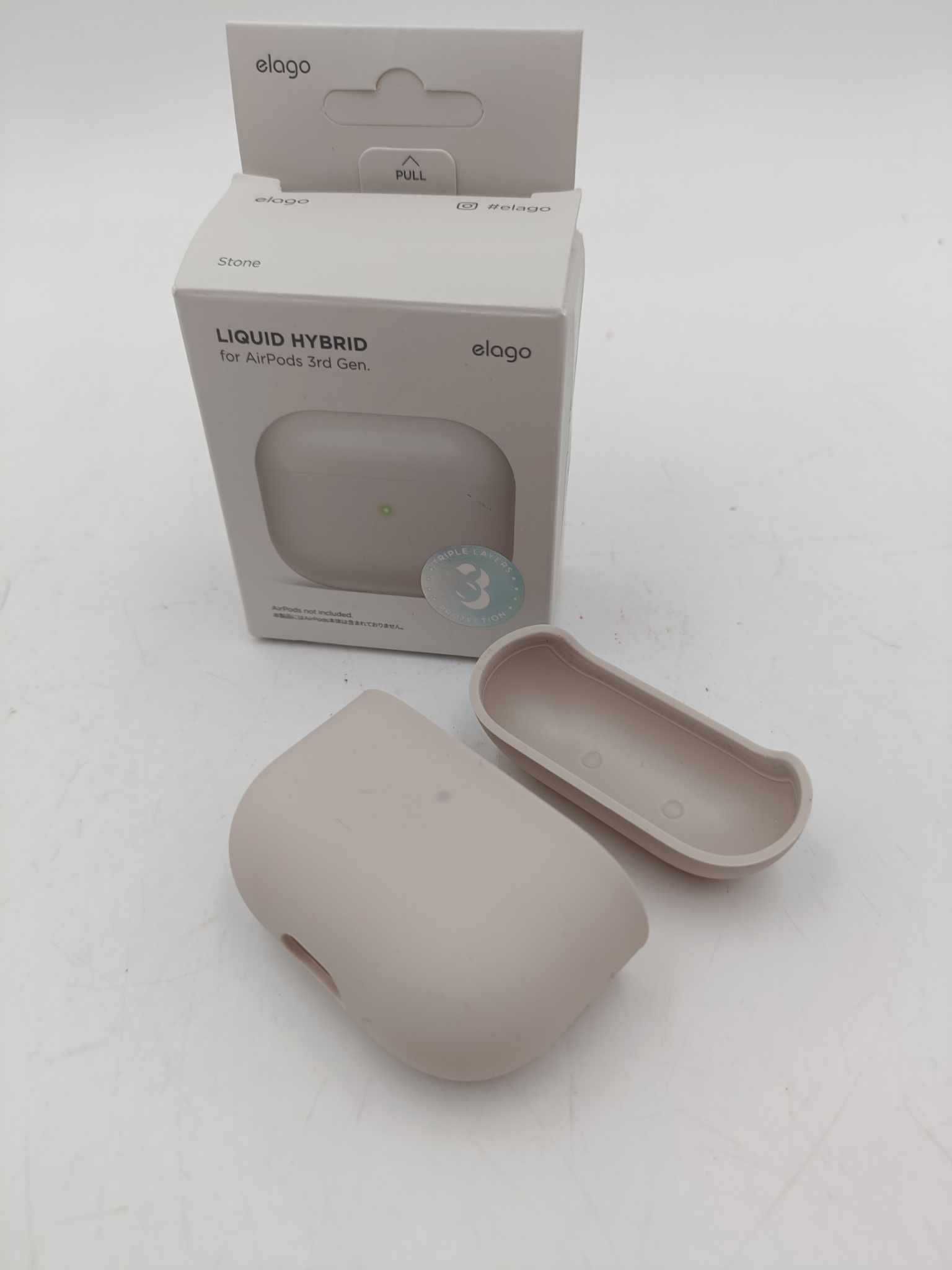 ETUI Do Słuchawek Airpods 3 gen Sylikonwe Beżowe Elago NOWE!
