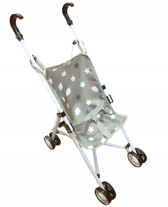 Duży Wózek Dla Lalek Spacerówka Spacerowy Składany