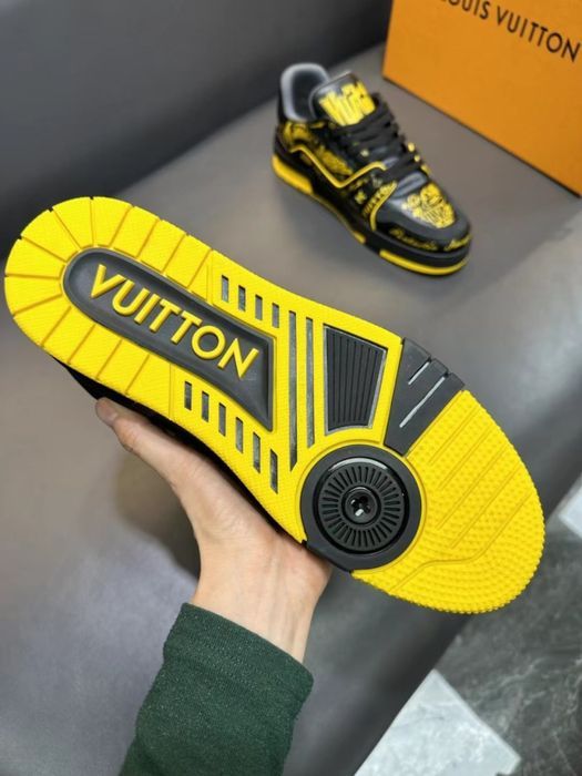 Louis Vuitton Trainer кроссовки оригинал мужские обувь кожа люкс