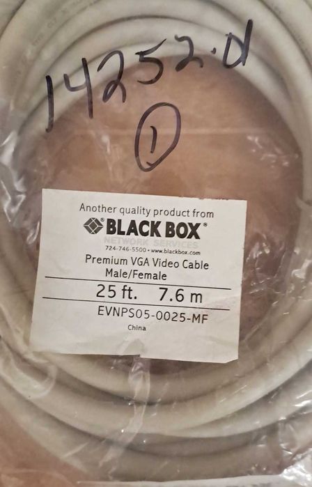 Cabo vga  m/f 7,6mts black box