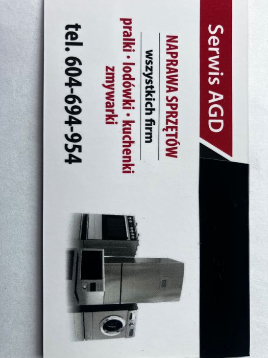 Naprawa Serwis AGD pralek lodówek zmywarek kuchenek  Tarnów