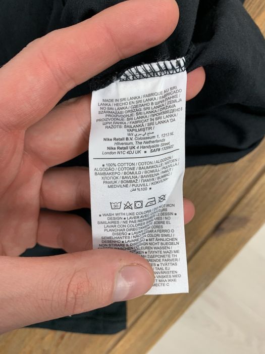 Новая мужская футболка Nike оригинал S черная