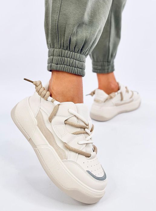 Sneakersy Damskie Kennar Beige