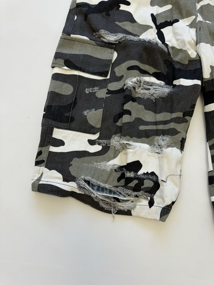 шорты Balenciaga camo cargo shorts M L vetements rick owens