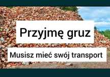 Gruz kamienie - za darmo każda ilość