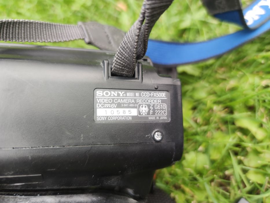 Sony ccd-fx500e video8 hi-fi torba pilot pasek zestaw retro analog vhs