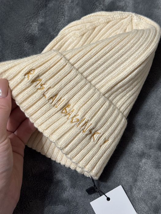 Шапка Ruslan Baginskiy Monogram-embroidered Руслан Багінський