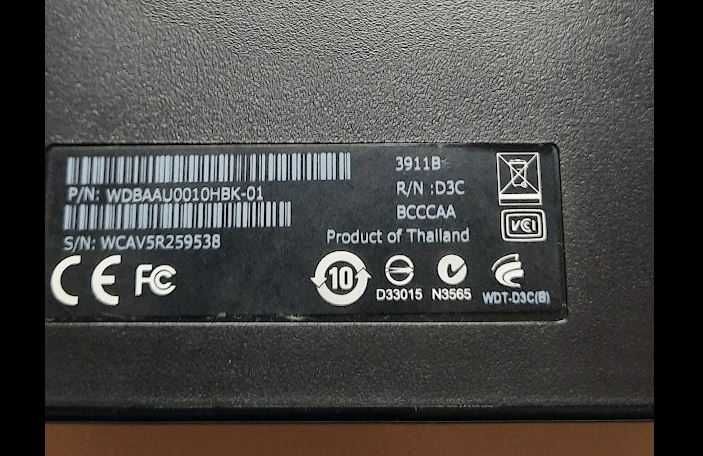 Dysk WD przenośny USB 3.0 ; 1Tb