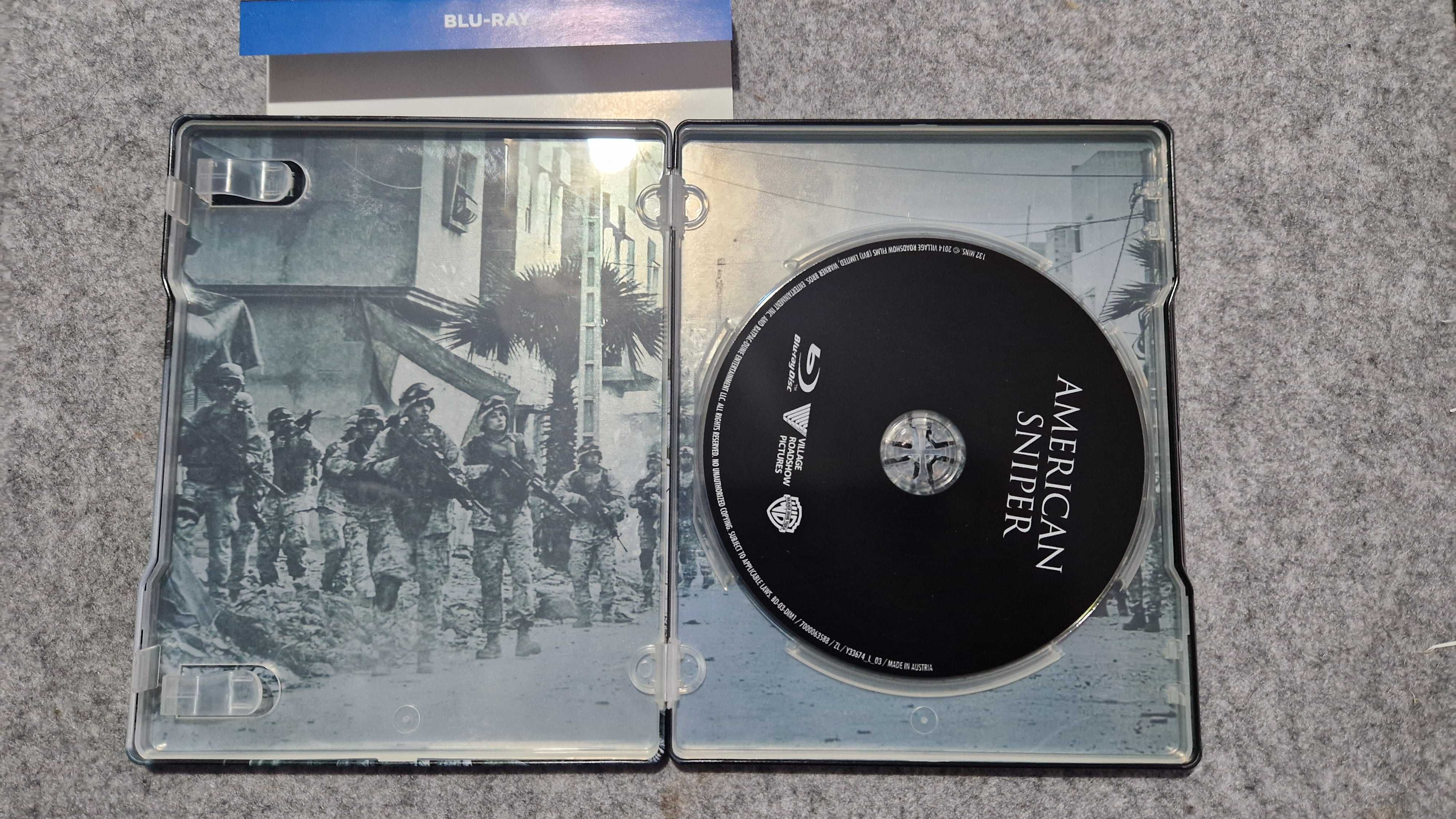 blu ray American Sniper PL steelbook Snajper