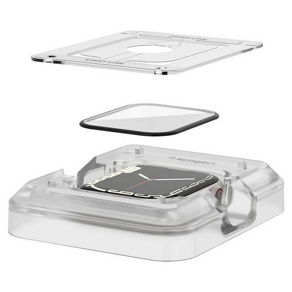 Spigen ProFlex EZ FIT Apple Watch 7 41mm2szt./2pcs AFL04052 Szkło
